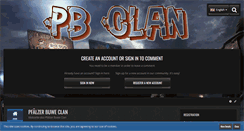 Desktop Screenshot of pb-clan.de